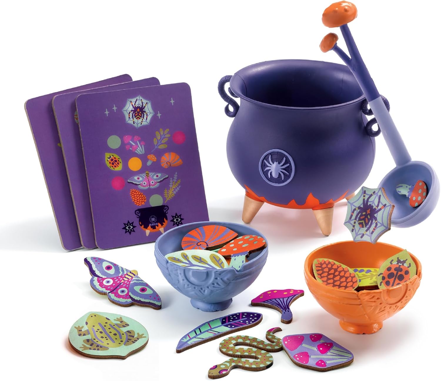 DJECO - Witch Soup & Magic Potion Toy Kit - Imaginative Play - Immersive Play Experience - Encourages Creativity,, Safe Paints Choice