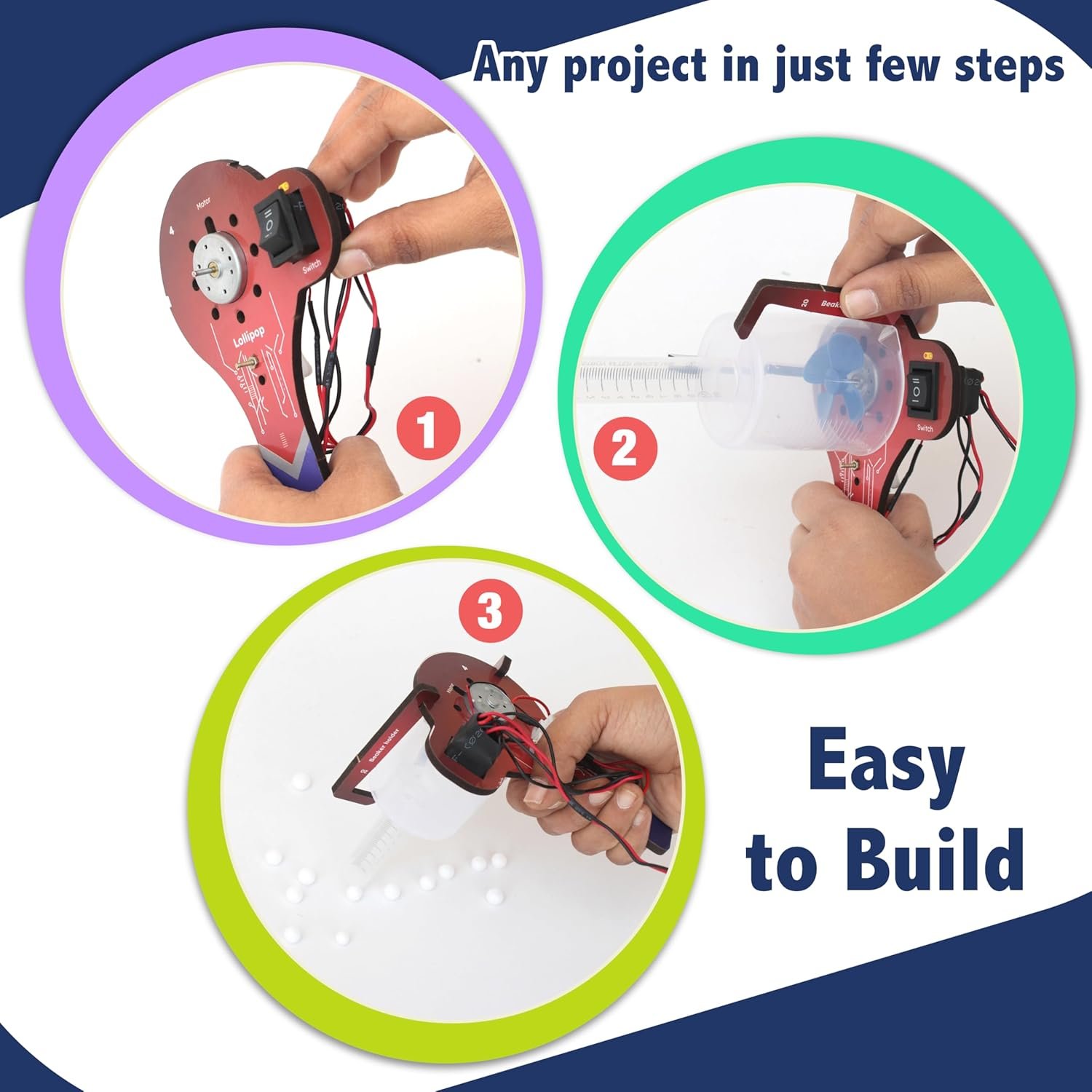 Butterfly EduFields 70+ Jumbo STEM Projects Kit for Kids Age 12-14 | Engineering & STEM Robotic Kits for 8-12 Year Olds | Electronics Circuits | Best Birthday Gift for Kids Age 12-14 - Image 5