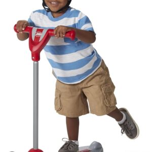 Radio Flyer My 1st Scooter, Red, For Kids 2-5 Years Old, Extra Wide Base for Balance, 2 Front Wheels for Added Stability, Easy to Use Foot Brake, 3 Wheel Scooter for Kids, (Amazon Exclusive)