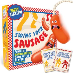 Lucky Egg Swing Your Sausage – Hilarious Family Party Game – Indoor Games for Adults and Kids – Perfect for Family Gatherings, Birthdays, and Bachelorette Party Games for Adults Game Night