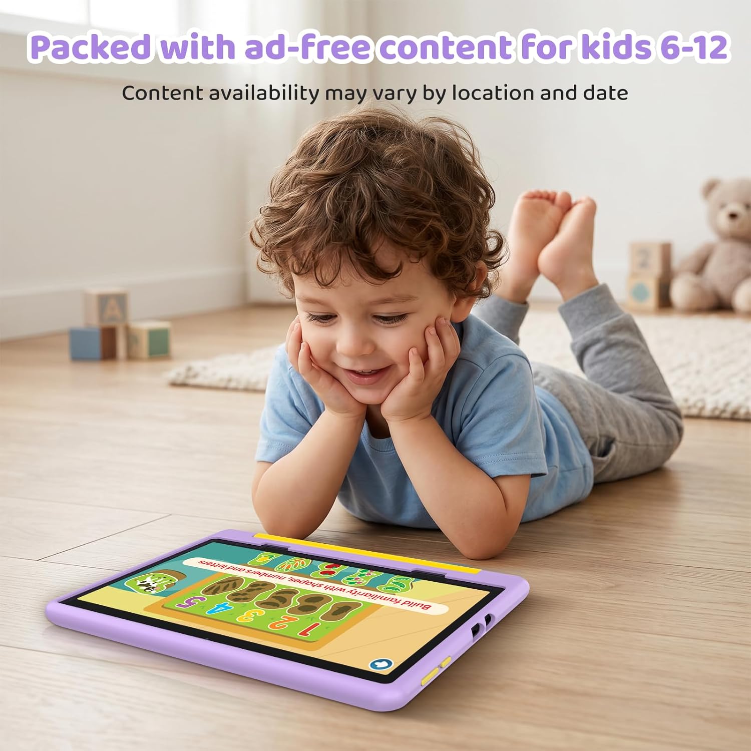 Urao Kids Tablet, Android 16 Tablet for Kids 10 inch with Case, 20GB RAM 64GB ROM 1TB TF Card Expandable for Toddler Children, Parental Control, Dual Camera, WiFi,Gift - Image 8