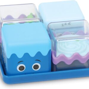 Learning Resources Cool Down Cubes Sensory Fidget Toys – Quiet Fidgets for Kids, Toddlers, and Adults – Calming Corner Items for Classroom or Home, Small Tactile Tools for Play, Focus, and Travel