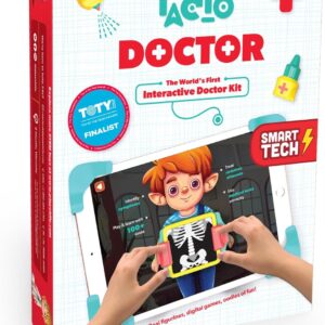 PlayShifu Doctor Kit for Kids – Tacto Doctor | Tech-Powered Pretend Playset with 12 Tools & 3 Games | STEM Learning Toy for Ages 4–10 | Roleplay Gift for Boys & Girls | Tablet Not Included