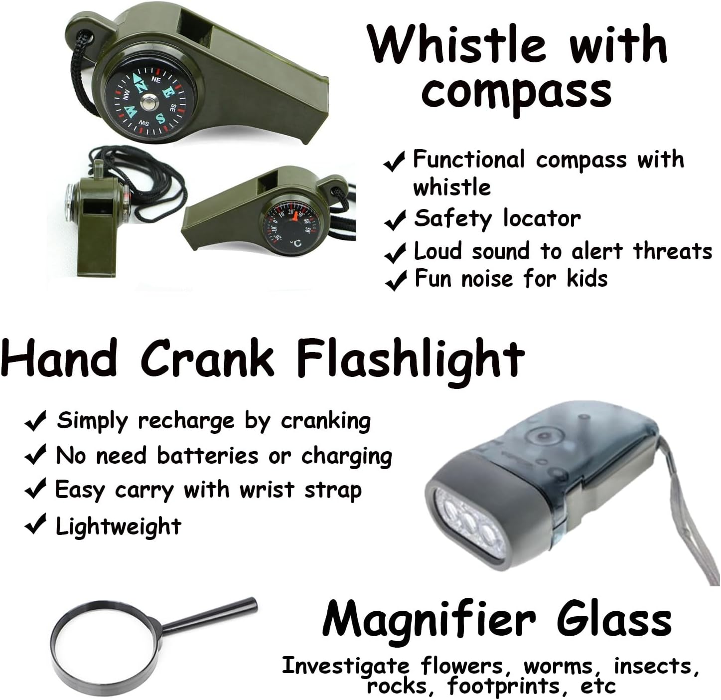 Outdoor Adventure Set for Kids - Camouflage Camping Exploration Toys with Walkie-Talkies - Backyard Explorer Gear for Boys and Girls - Image 5