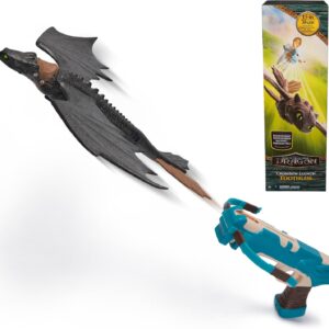 DreamWorks Dragons. How to Train Your Dragon, Crossbow Launch Toothless, Flying Stunt Glider, Kids Toys for Boys & Girls Ages 4 and up (Amazon Exclusive)
