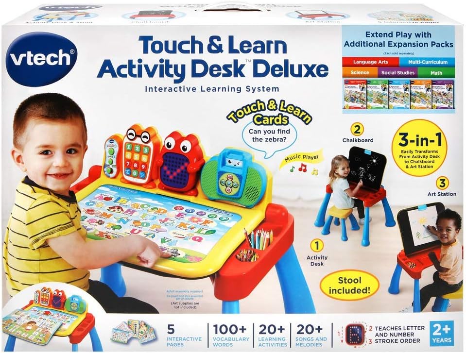 VTech Touch and Learn Activity Desk Deluxe (Frustration Free Packaging) - Image 6
