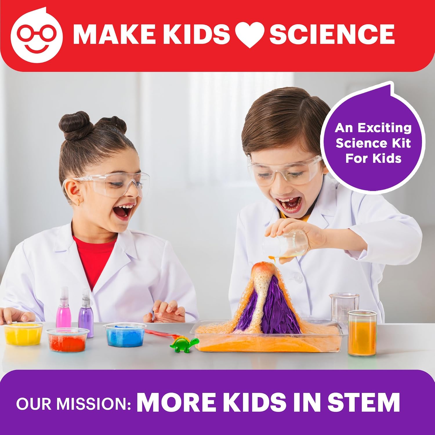 Doctor Jupiter My First Science Kit for Kids Ages 4-5-6-7-8 | Birthday Gift Ideas for 4+ Year Old Boys & Girls | Toy Stem Kit with 50+ Experiments | Learning & Educational Projects - Image 2
