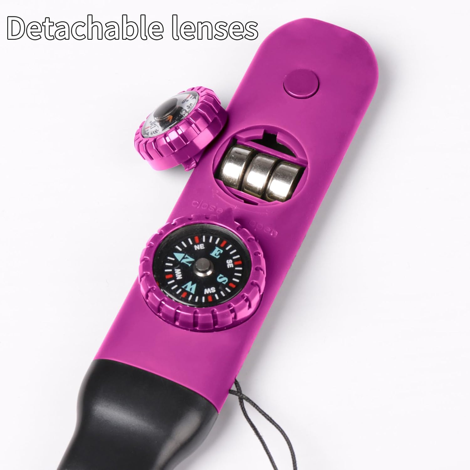 Multifunctional Survival Emergency Whistle for Kids with Compass Hiking Survival, Thermometer & Neck Lanyard | Emergency Safety Gear for Hiking, Camping, Kayaking, Boating, Climbing - Image 7