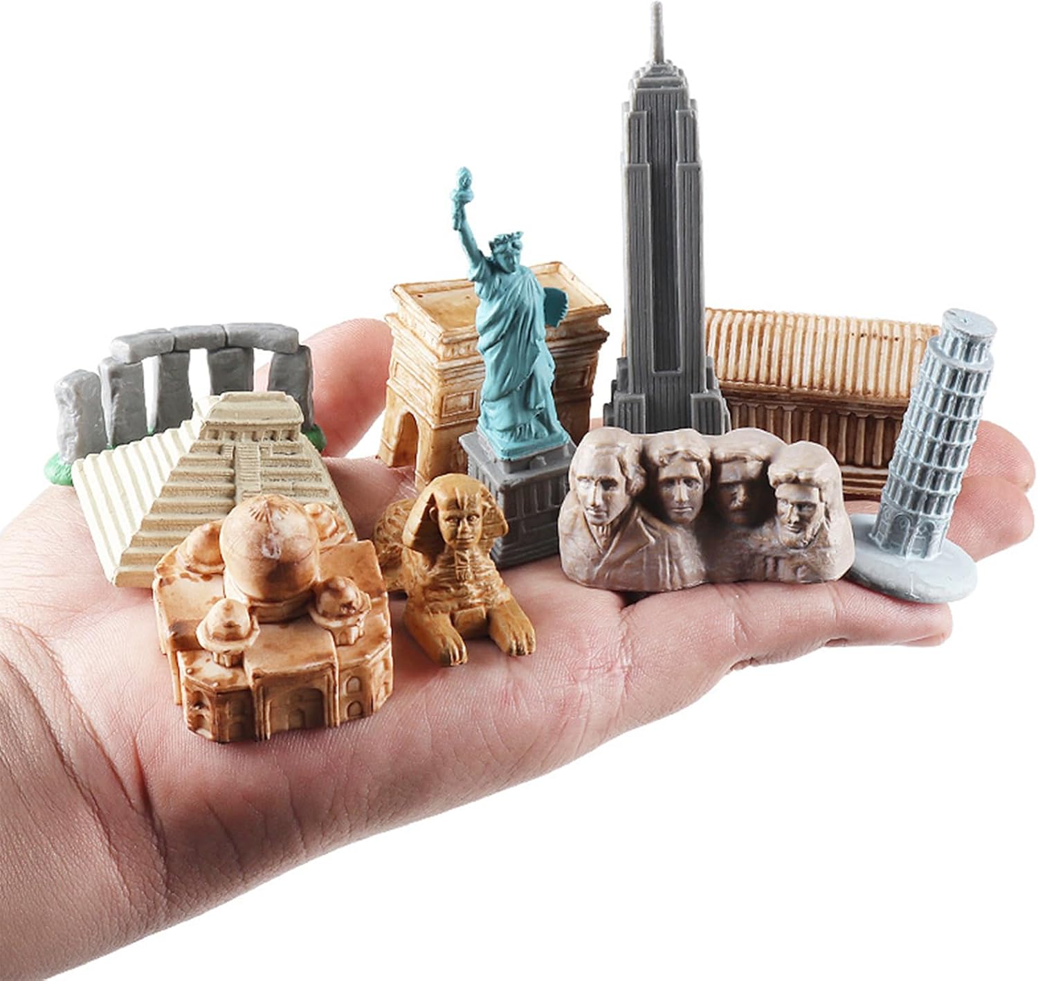 SCAHOW World Famous Building Models for Kids Toddlers 3 4 5 6 7 Years Old, 17pcs Landmark Architecture Toy Figurines,Edcucational Learning Toy Figure for Boys and Girls - Image 5