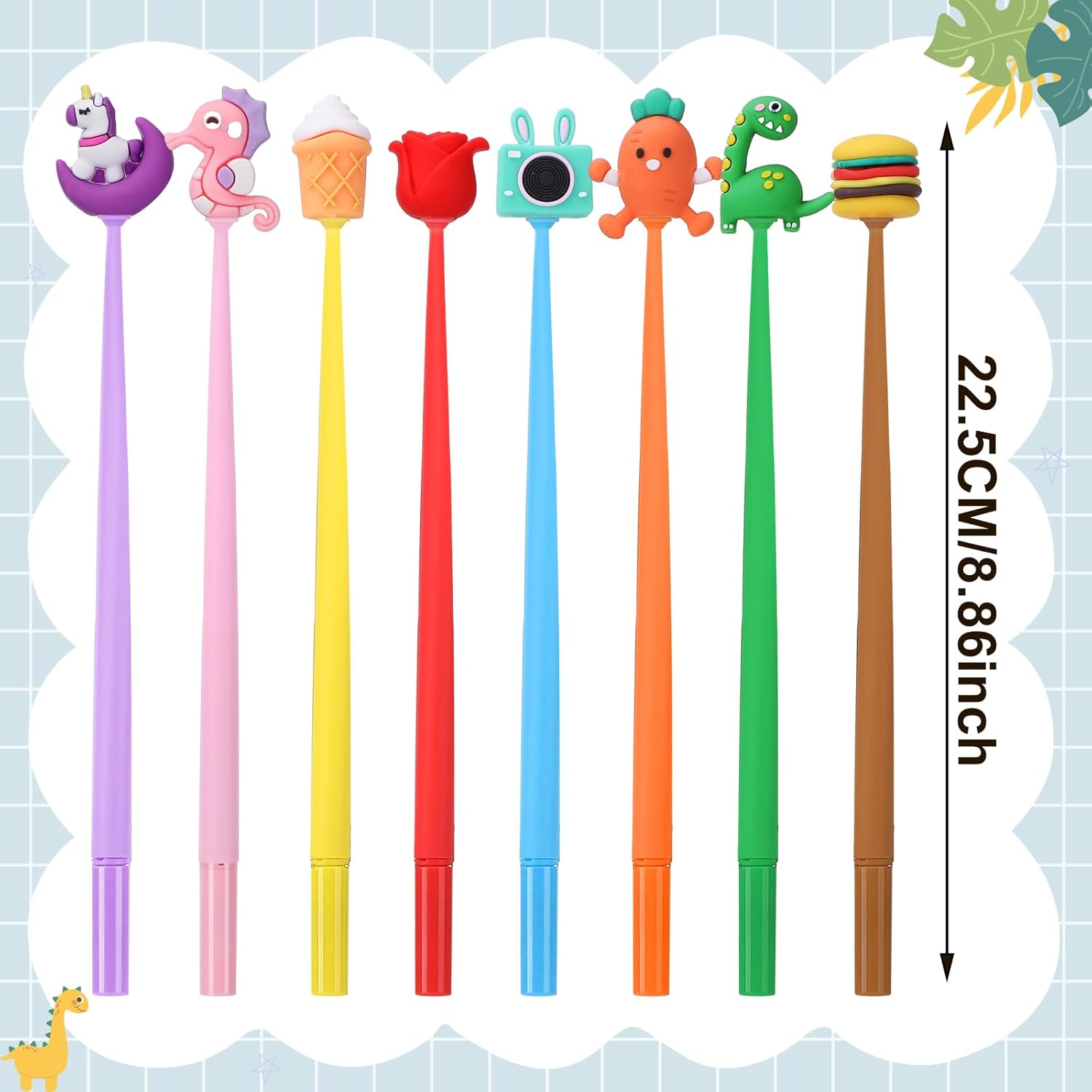 BESARME 30 PCS Fun Pens for Kids, Cute Pen End of Year Gifts for Students Prizes for Kids Classroom 8th Grade Graduation Gifts for Students Birthday Party Favors Goodie Stuffers - Image 3
