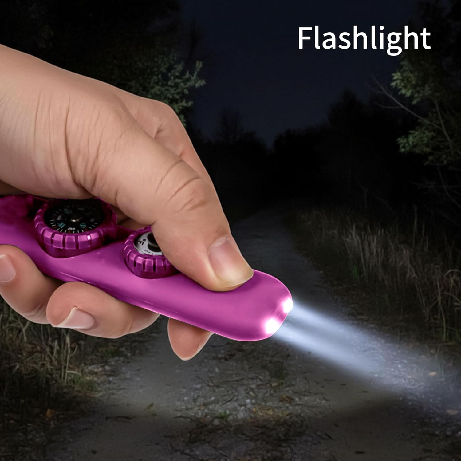 Multifunctional Survival Emergency Whistle for Kids with Compass Hiking Survival, Thermometer & Neck Lanyard | Emergency Safety Gear for Hiking, Camping, Kayaking, Boating, Climbing - Image 4