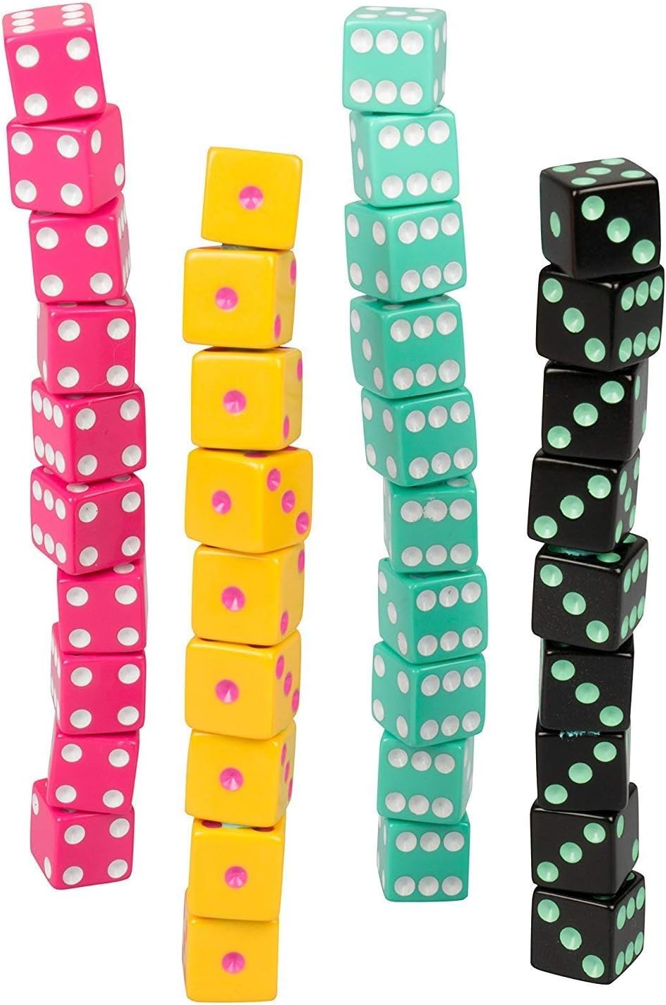 TENZI Dice Party Game - A Fun, Fast Frenzy for the Whole Family - 4 Sets of 10 Colored Dice with Storage Tube - Colors May Vary - Image 3