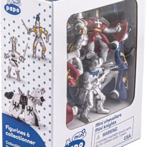 Papo Mini Plus Knight Figure (12 Piece), Multi