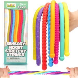 Sensory Autism Toys for Kids – Textured Stretchy Fidget Toys for Stress – Sensory Toys Special Needs for Autistic Toddlers Boys Girls Easter Baskets Stuffers Gifts, Treasure Prizes Classroom