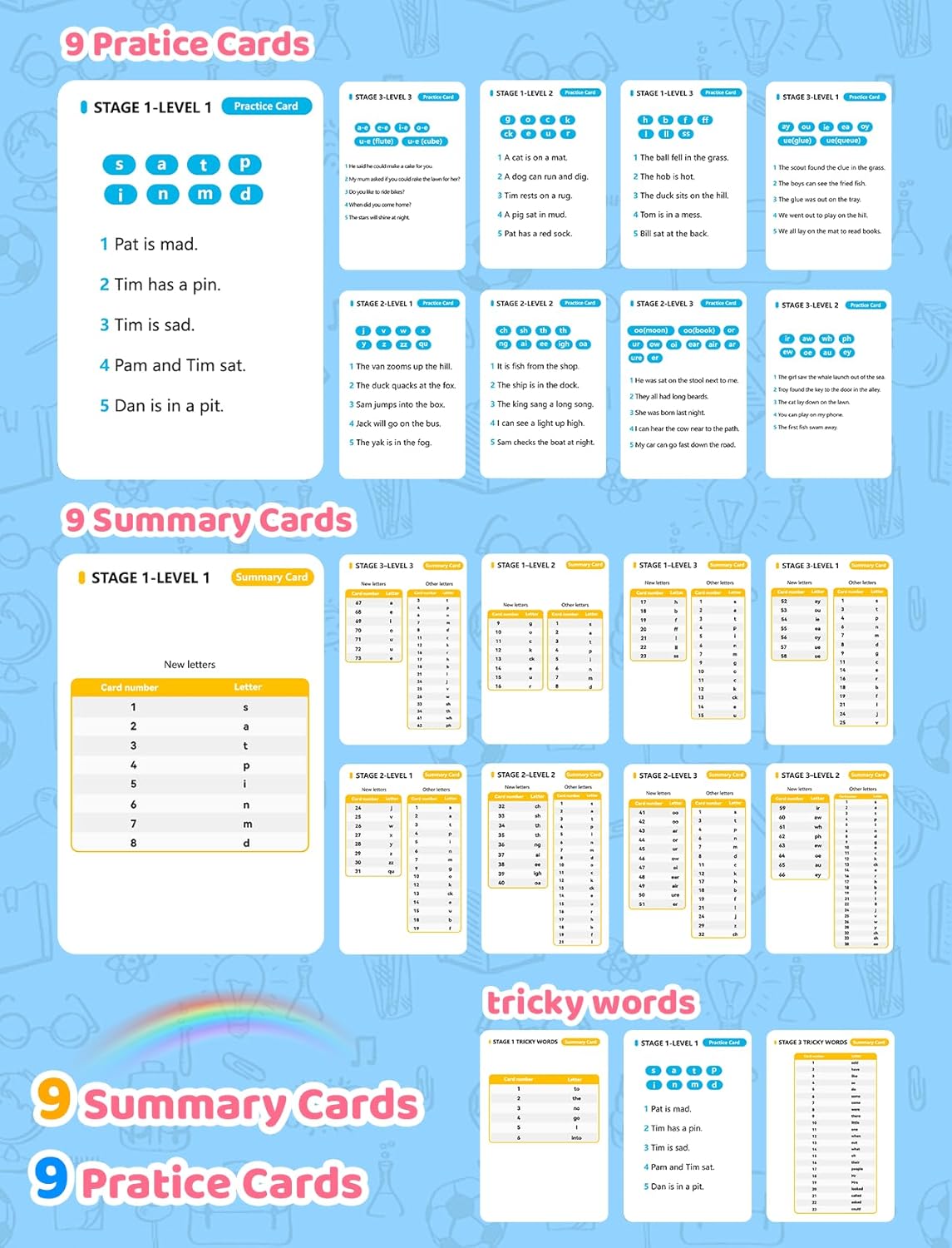 QuTZ Phonics Learning Toy for Preschool Kids – Talking Flash Cards with Sound Machine, Word Blending & Math Games – Educational Reading & Counting Activity Set 4-8 - Image 8