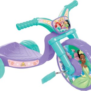 Fly Wheels Disney Princess Ride-On 10″ Tricycle with Sounds – Toddler Bike Trike, Ages 18-36M, for Kids 33”-35” Tall and up to 35 Lbs., Large