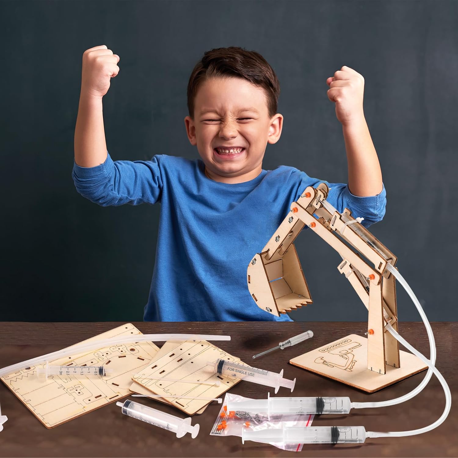 STEM Science Kits for Kids Ages 8-12 8-10, Wood Building Crafts Kits for Boys, STEM Toys for Ages 8-13 9 10 11 Year Old Gifts, Kids Science Engineering Experiment Projects, 3D Wooden Puzzles 10-12 - Image 6