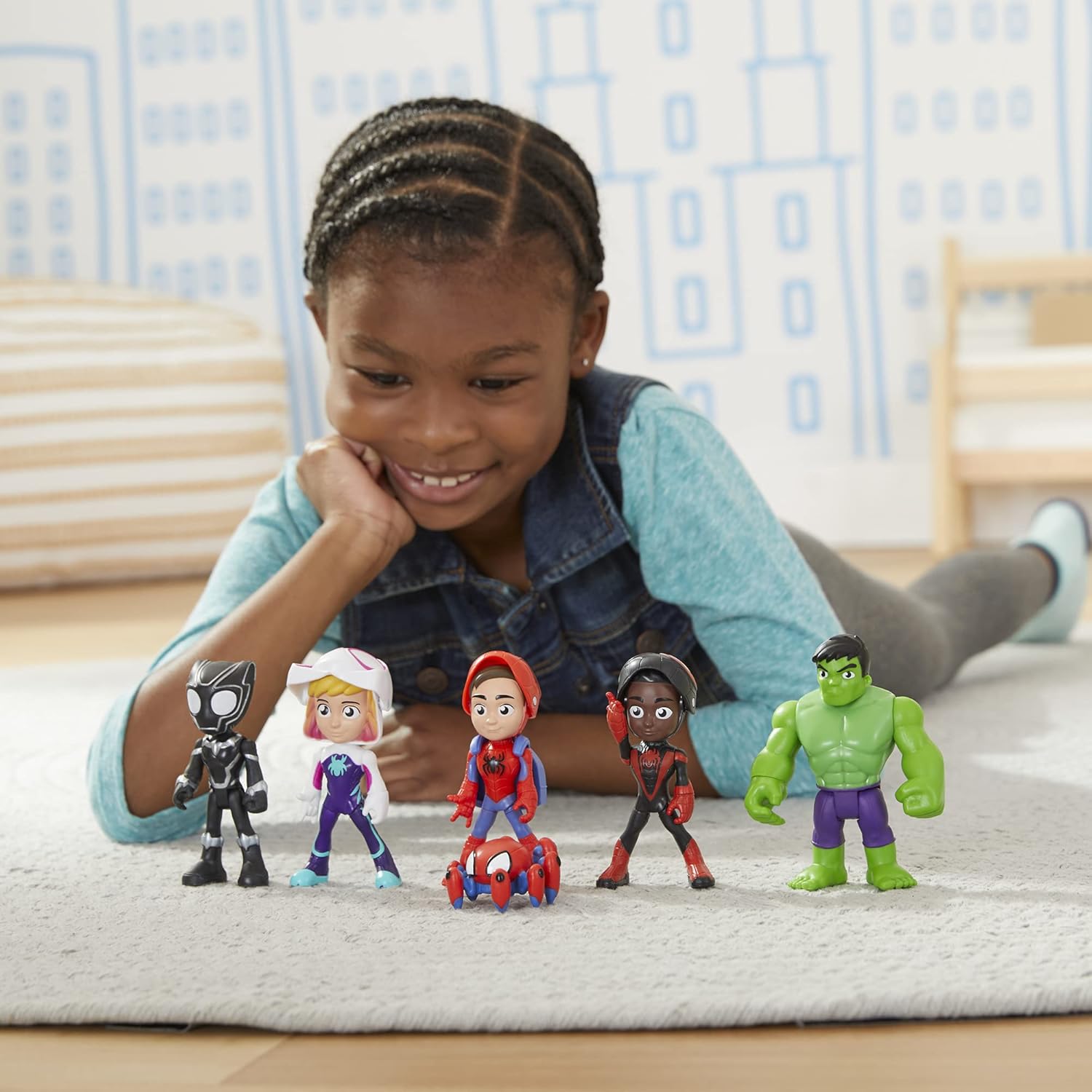 Spidey and his Amazing Friends Marvel Hero Reveal Multipack with Mask-Flip Feature, 4-Inch Action Figure Toys, Kids 3+ (Amazon Exclusive) - Image 7