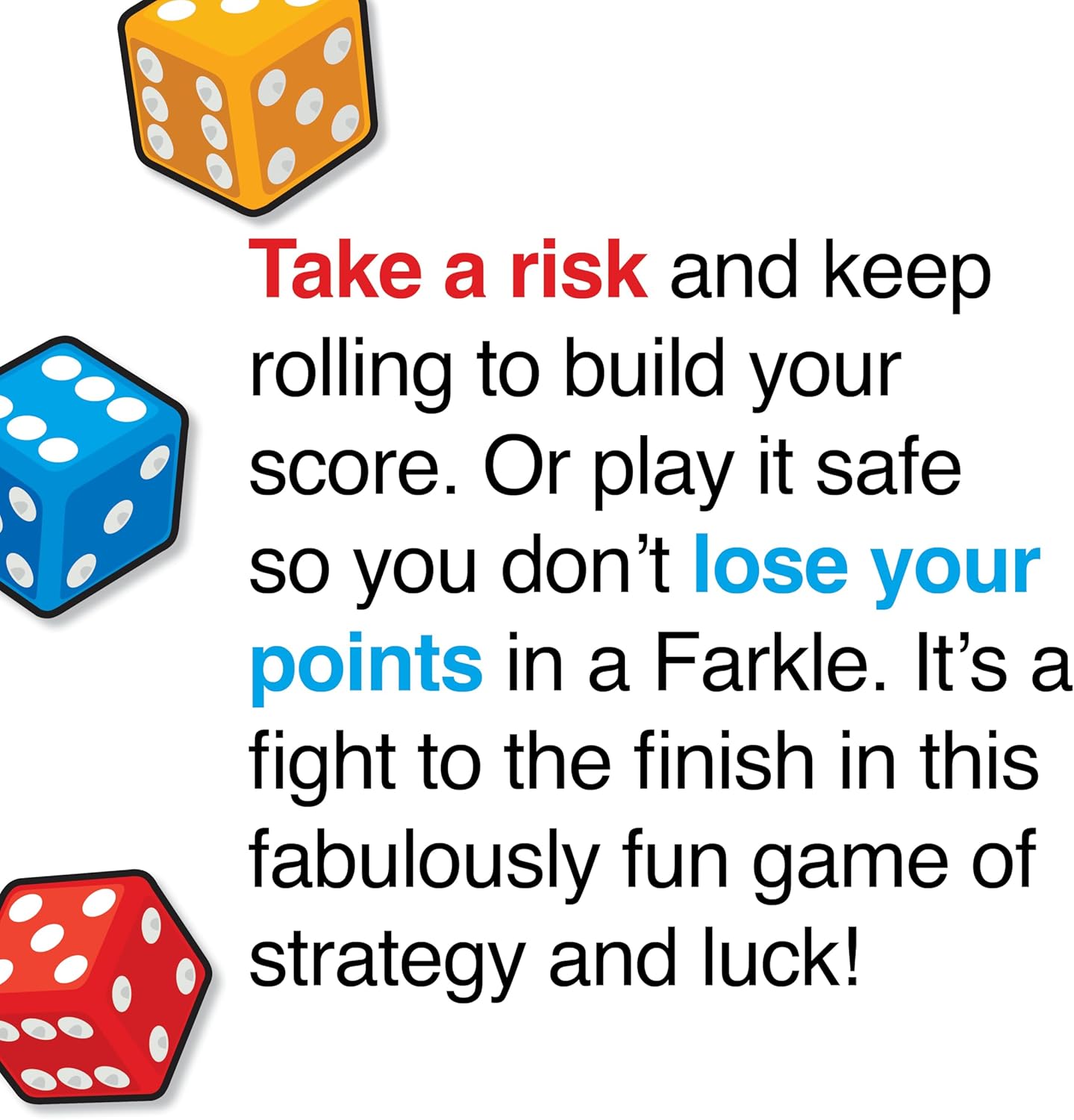 Farkle Classic Dice Game – Rainbow Kids Games, Dice Games, Family Games, Travel Games, Adult Games, Board Games, Dice Cup, Dice Set, Farkle Score Sheets Included, Ages 8+ - Image 4