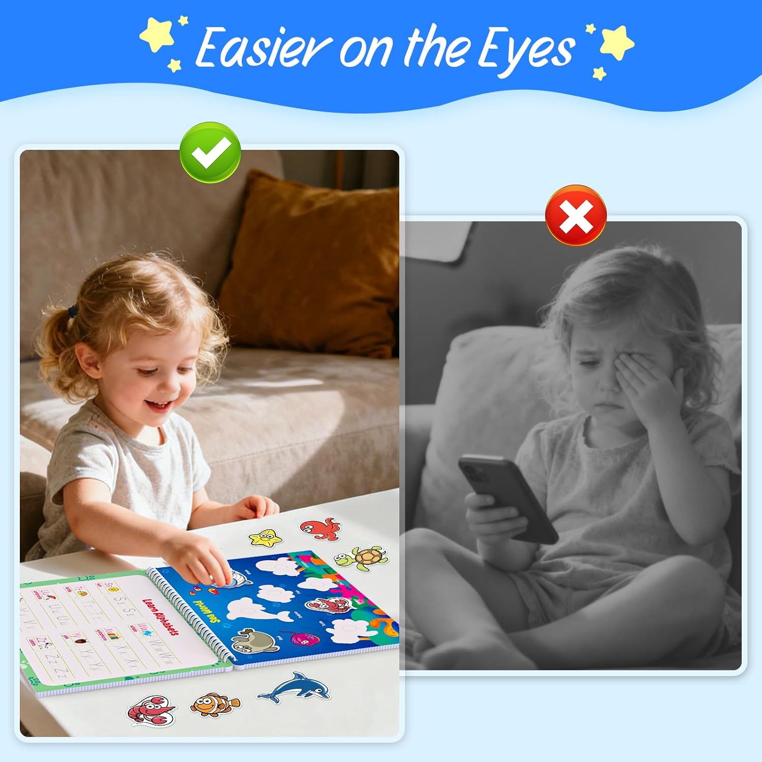 Busy Book for Toddlers 3+, Preschool Learning Activities with 30 Themes Prek Preschool Workbooks, Montessori Educational Learning Toys for Autism Sensory Travel toys,Back to School,Birthday Gifts - Image 5