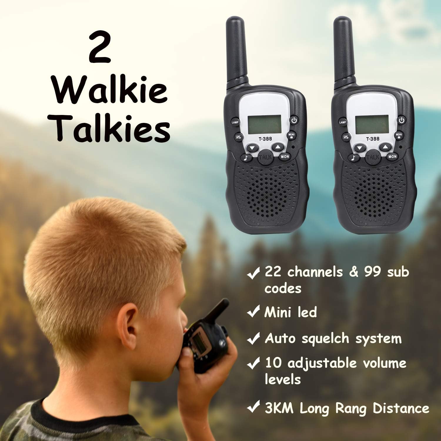 Outdoor Adventure Set for Kids - Camouflage Camping Exploration Toys with Walkie-Talkies - Backyard Explorer Gear for Boys and Girls - Image 2