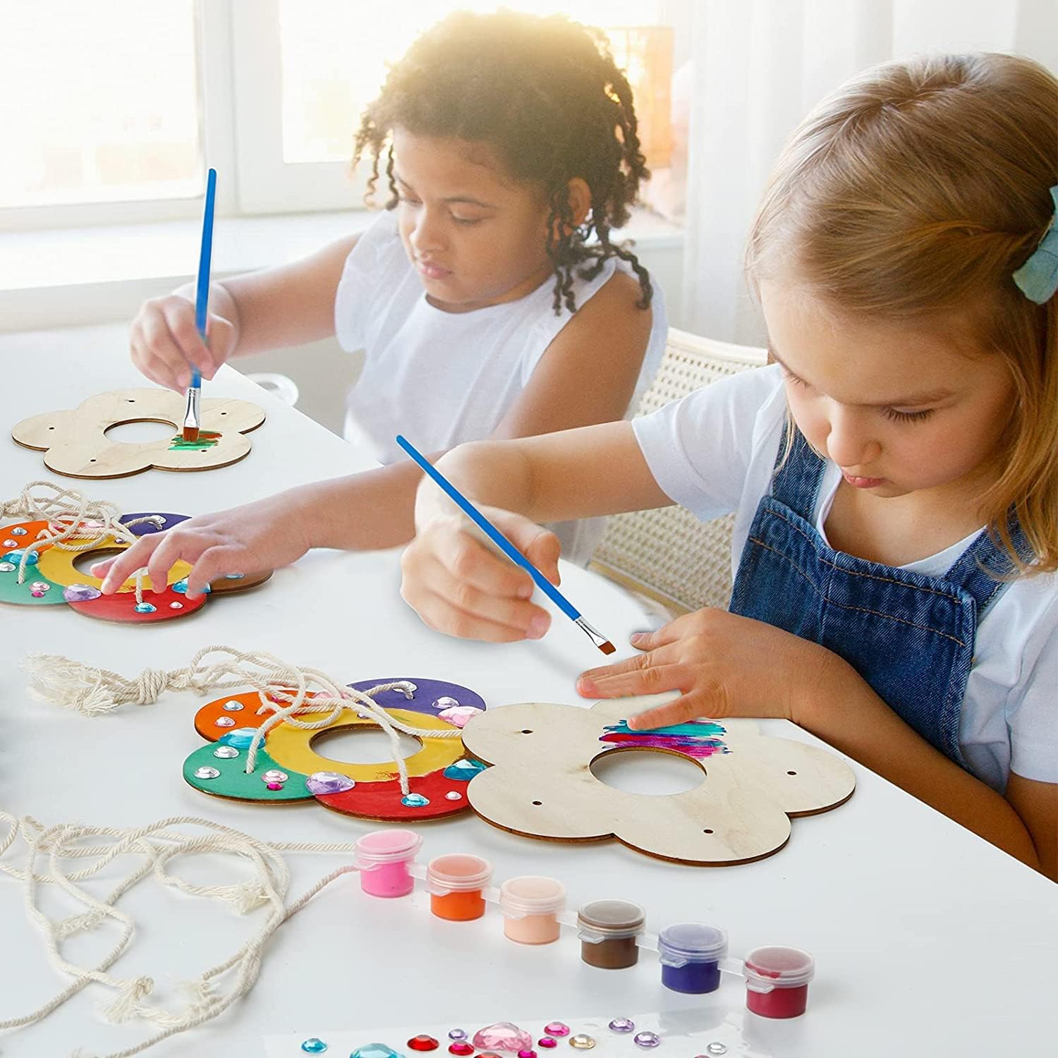 Gooidea Kids Arts and Crafts Bird Feeders for Outside, 2-Pack DIY Wooden Paint Kits Spring Outdoor Toys Holiday Crafts for Boys & Girls Age 3-5 4-8 8-12 - Image 3