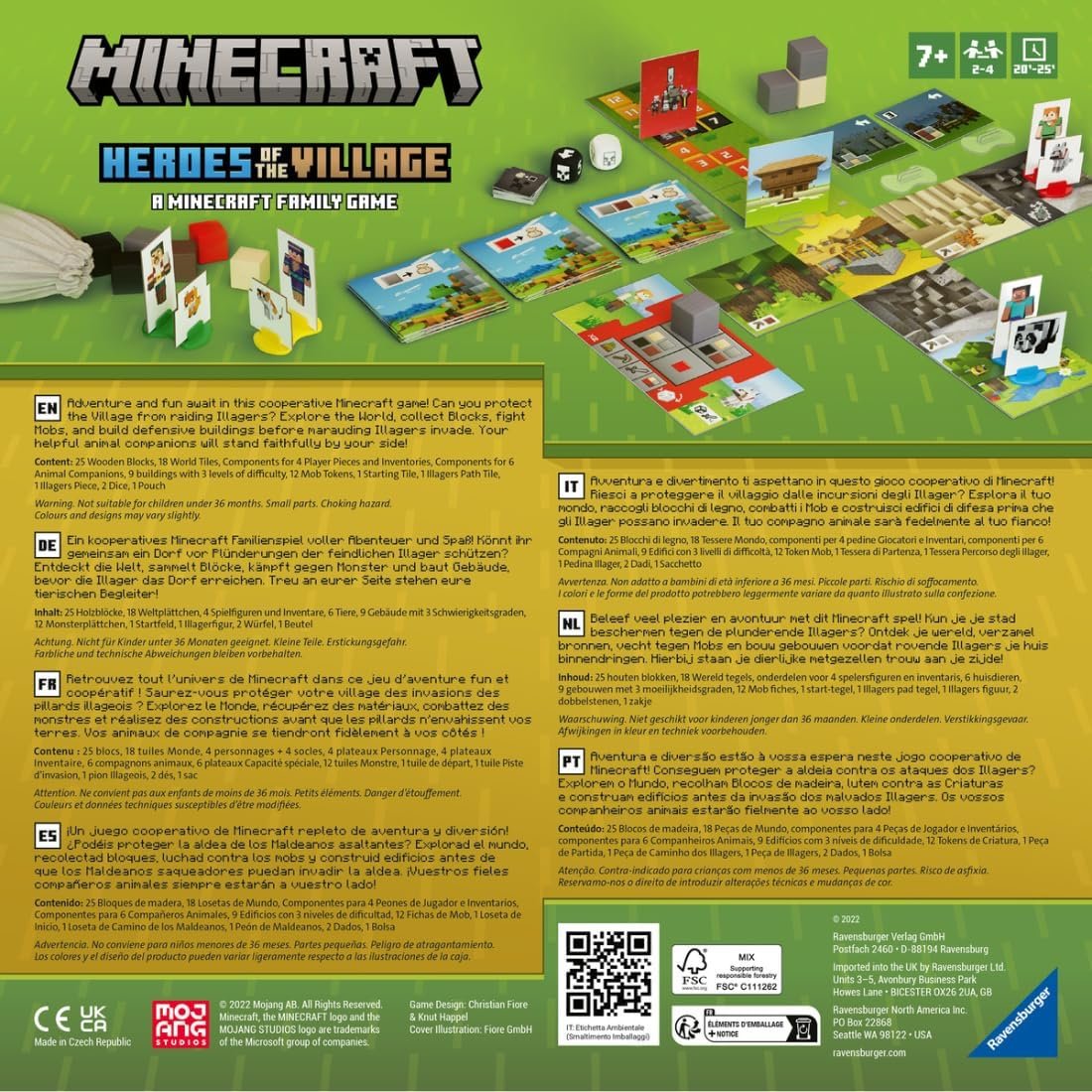 Ravensburger Minecraft Heroes of The Village | Cooperative Board Game | Exciting & Unpredictable | Perfect for Families and Minecraft Enthusiasts | Suitable for Kids & Adults - Image 3