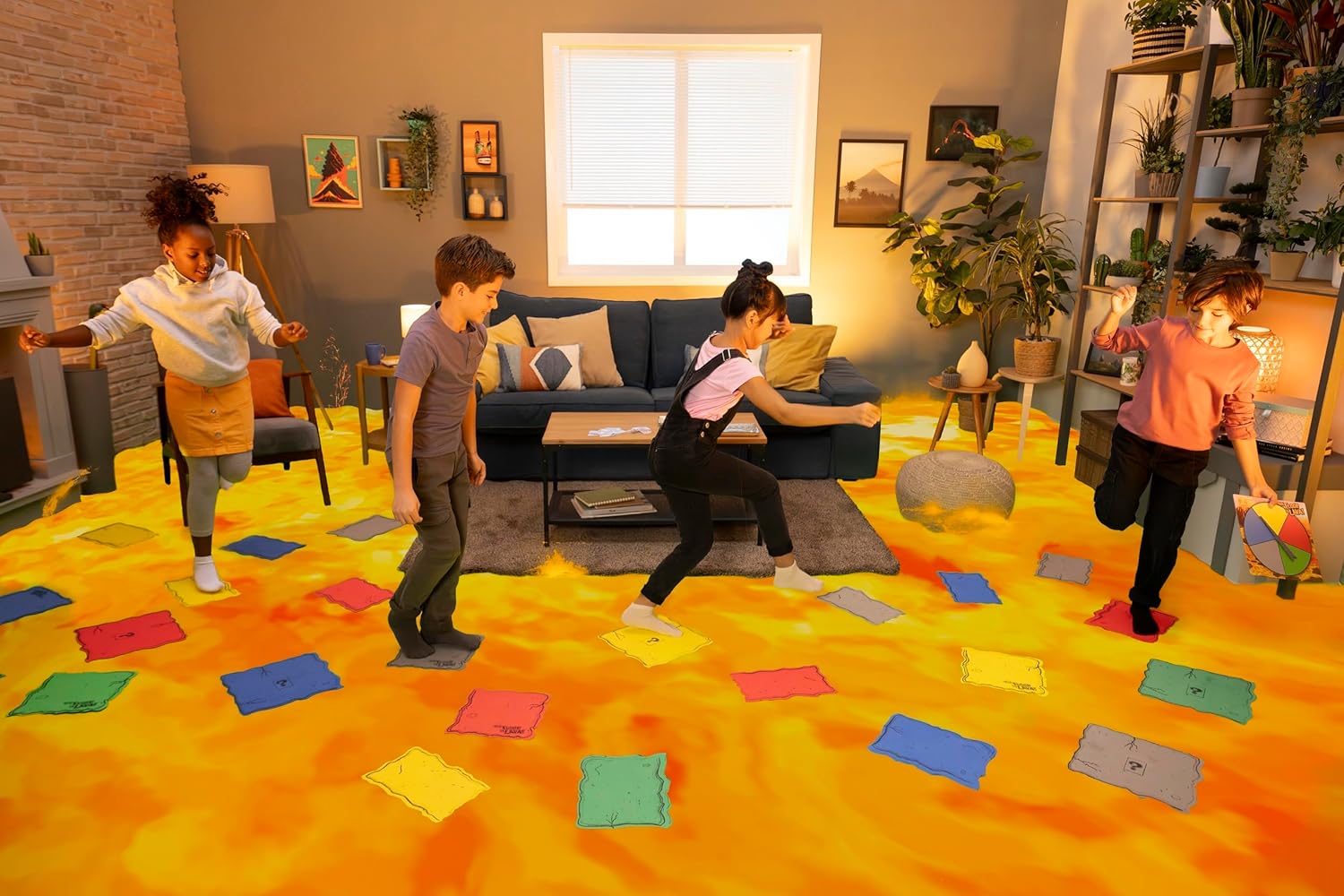 Goliath The Original The Floor is Lava! Game by Endless Games - Interactive Game For Kids And Adults - Promotes Physical Activity - Indoor And Outdoor Safe - Classic Edition - Image 2