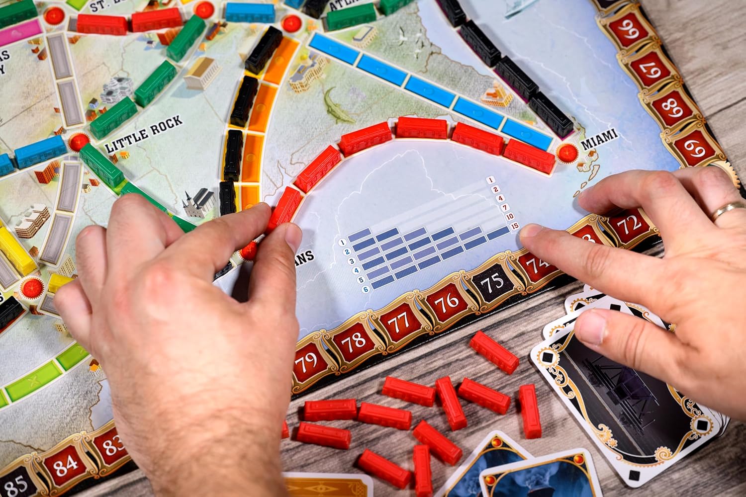 Asmodee Ticket to Ride Board Game (2025 Refresh) - A Cross-Country Train Adventure for Friends and Family, Strategy Game for Kids & Adults, Ages 8+, 2-5 Players, 30-60 Minute Playtime - Image 6