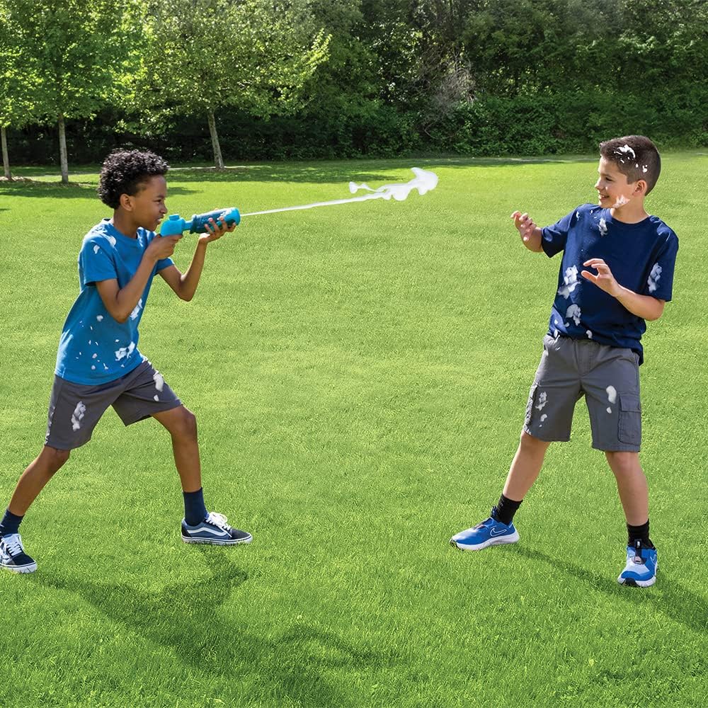 Fom Mania Quickshot Foam Blaster for Kids Adults| 2 Pack Amazon Exclusive | Non Toxic Kid Foam Blaster Squirt Gun | Ideas Gift Toys for Summer Outdoor Swimming Pool Beach Sand Water Fighting Play - Image 4