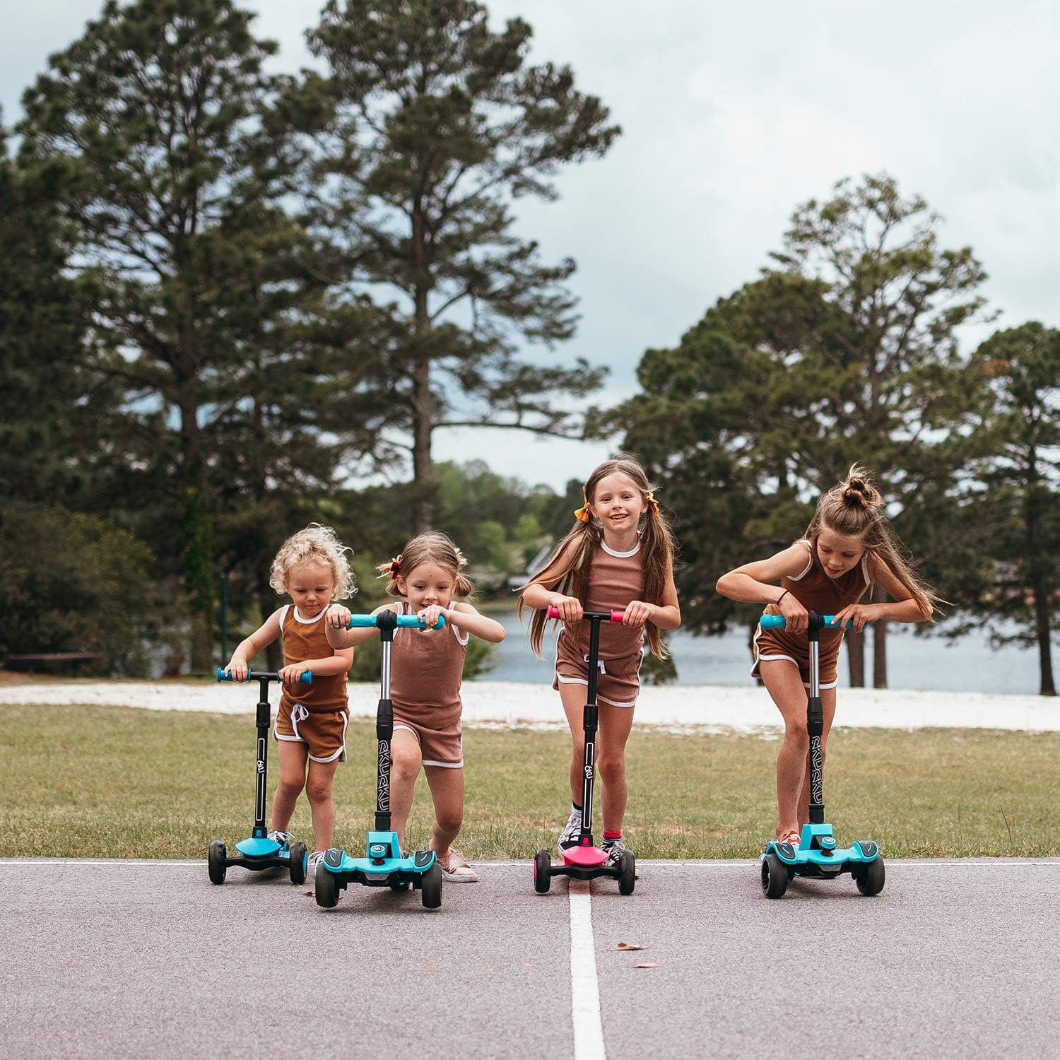 6KU Scooter for Kids Ages 3-10 with Flash Wheels, Kids Scooter 4 Adjustable Height, Toddler Scooter Extra-Wide PU LED Wheels, 3 Wheel Scooter for Kids for Girls & Boys Learn to Steer… - Image 4