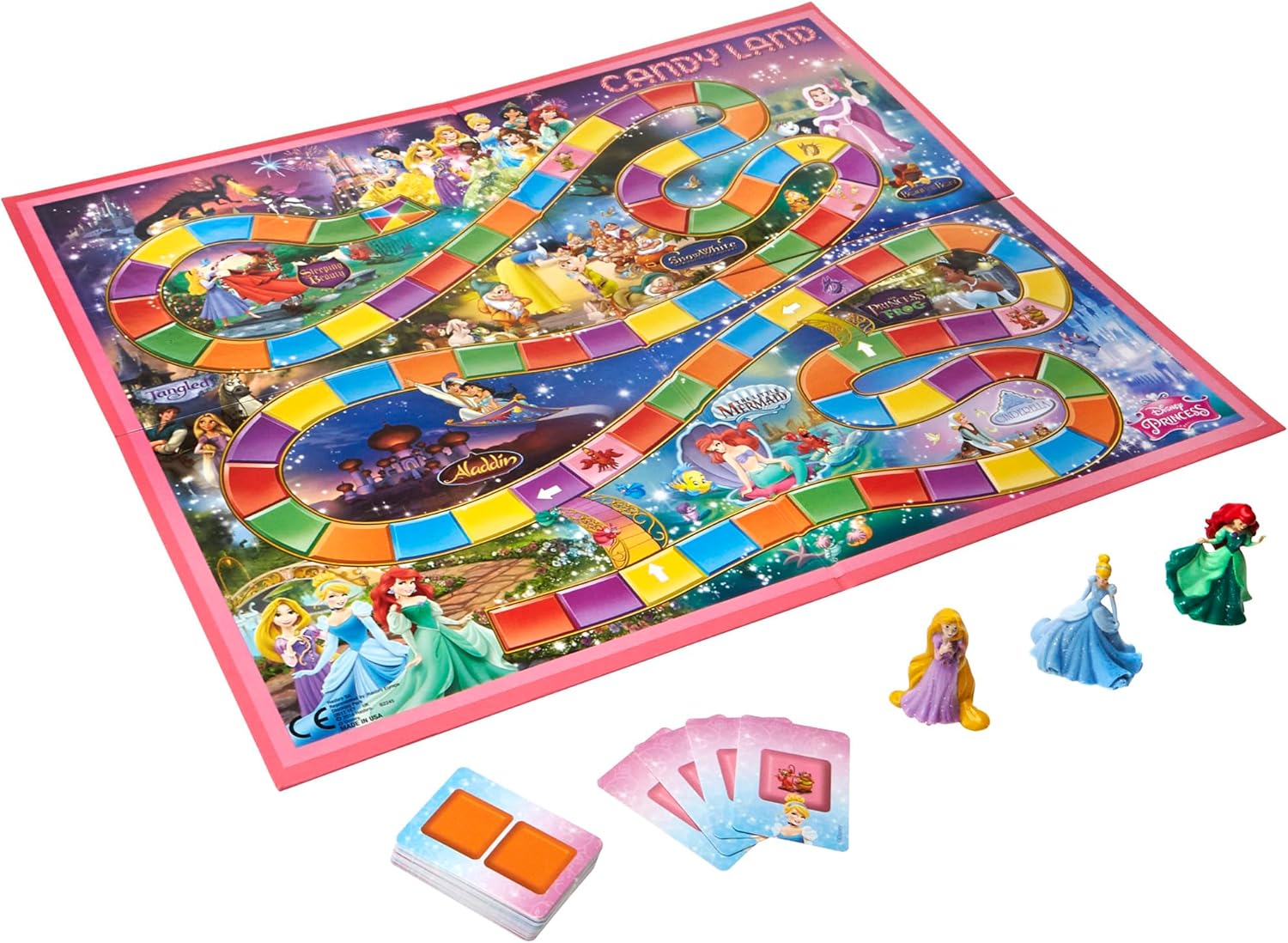 Hasbro Gaming Candy Land Disney Princess Edition Board Game, Preschool Games for 2 to 3 Players, Easter Gifts for Boys and Girls, Family Games for Kids Ages 3 and Up (Amazon Exclusive) - Image 5