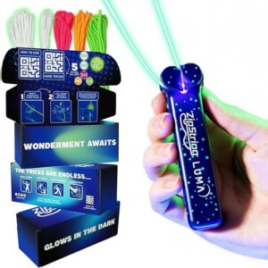 ZipString Luma – The Patented Glow-in-The-Dark Toy that Flies a Loop of String, Creates Endless Shapes and Tricks Built-in LED for Glowing Fun. Perfect STEM Gift for Kids & Adults. Wonderment Awaits