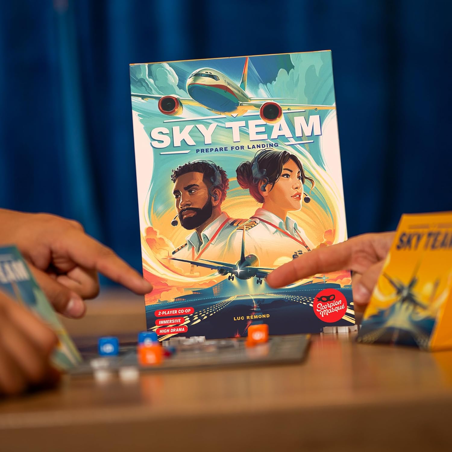 Scorpion Masqué Sky Team | Voted Game of the Year 2024 | Best 2 Player Game | Work Together to Land the Plane | Ages 14+ | 20 Minutes - Image 6