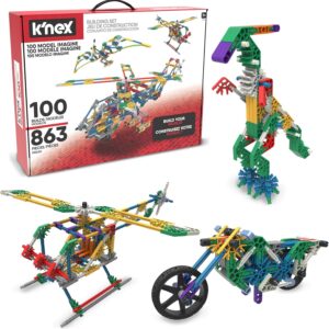 K’NEX – 100 Model Building Set ‚ 863 Pieces, STEM Building, Kid Construction Set‚ Ages 7+ – Amazon Exclusive