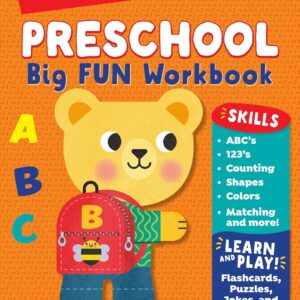 Preschool Big Fun Workbook: 256-Page Preschool Learning Workbook, Practice Math, Writing, Shapes and More with Puzzles and Activities for Preschoolers