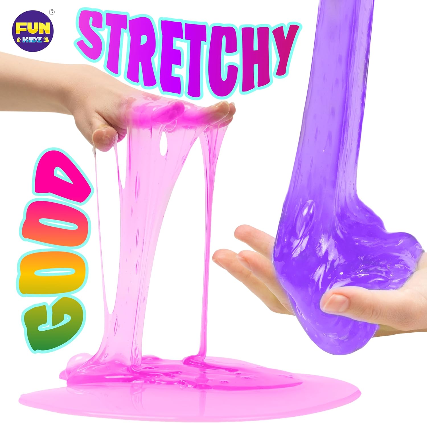 33 Cups Jumbo Slime Kit for Kids, FunKidz Premade Ultimate Slime Pack to DIY Soft, Cloud, Clear, Butter, Glitter, Glow in Dark Slime Making Kit Party Favors Gift Toys for Girls and Boys - Image 5