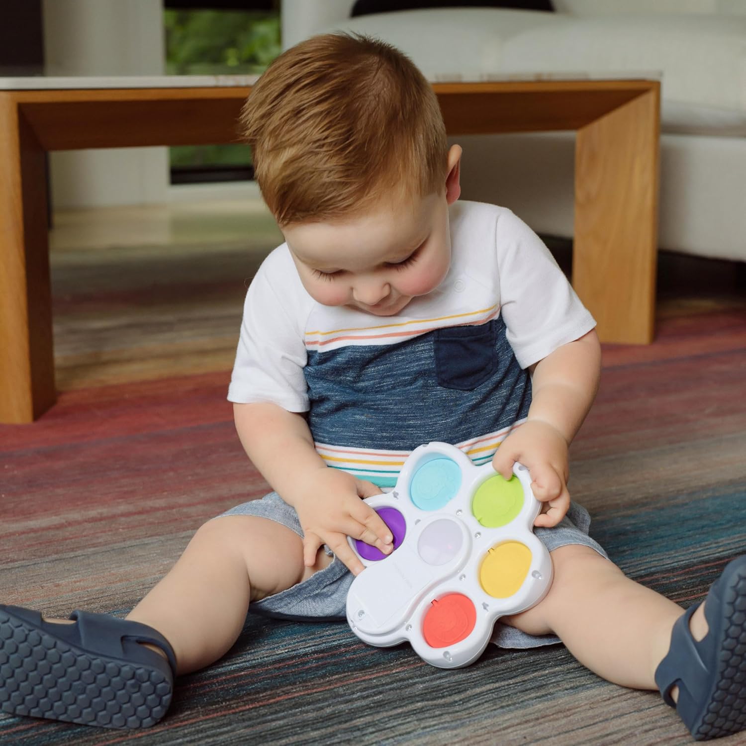 Chuckle & Roar Pop It! and Learn Educational Electronic Popping Toy – Bilingual Baby Learning Toy (English & Spanish), Lights & Sounds, Numbers, Animals & Colors – Toy for Ages 6 Months–2+ - Image 4