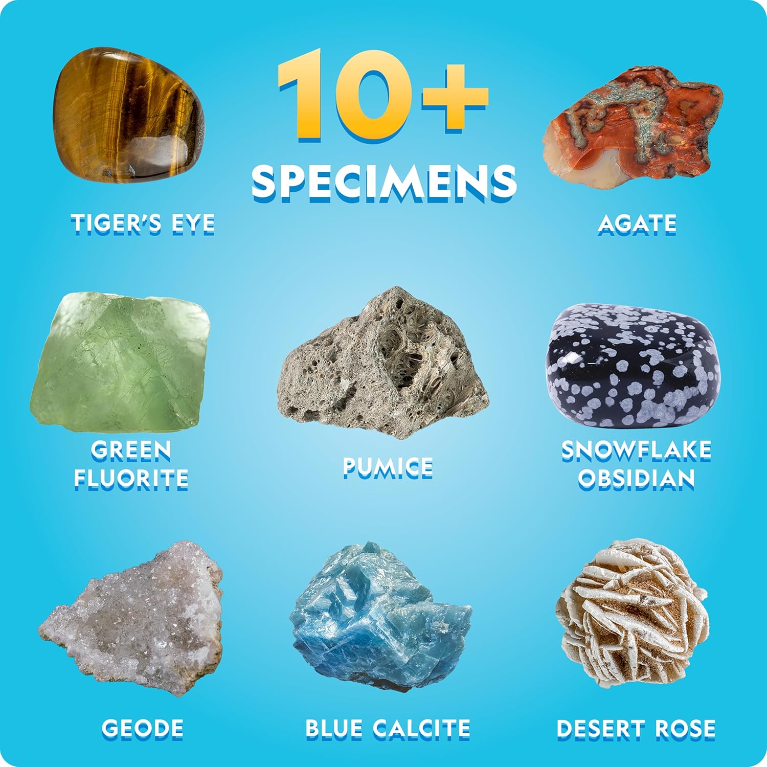 National Geographic Earth Science Kit – 100+ Science Experiments & Activities for Kids, Crystal Growing, Volcano Science Kit, Rock Collection, STEM Project Toy for Boys & Girls (Amazon Exclusive) - Image 4