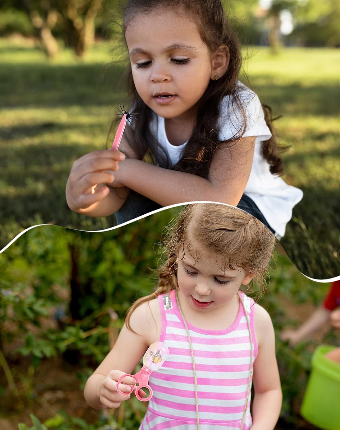 ROBUD Kids Explorer Kit, Bug Catcher Kit with Bag Kit, Pink Outdoor Exploration Set for Camping, Montessroi Toy for Kids Coming Closer to Nature,WRP28 - Image 5