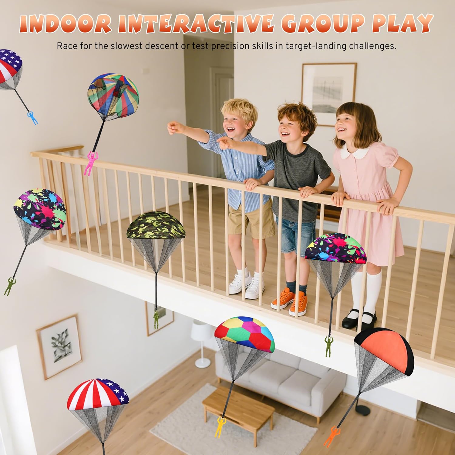 Parachute Toy for Kids, Outdoor Toys Flying Parachute Men, Inside & Outside Toys for or 3 4 5 6 7 8 9 10 11 12 Year Old, Easter Basket Stuffers for Kids Idea 2026 Unique Boys Party Favors - Image 4