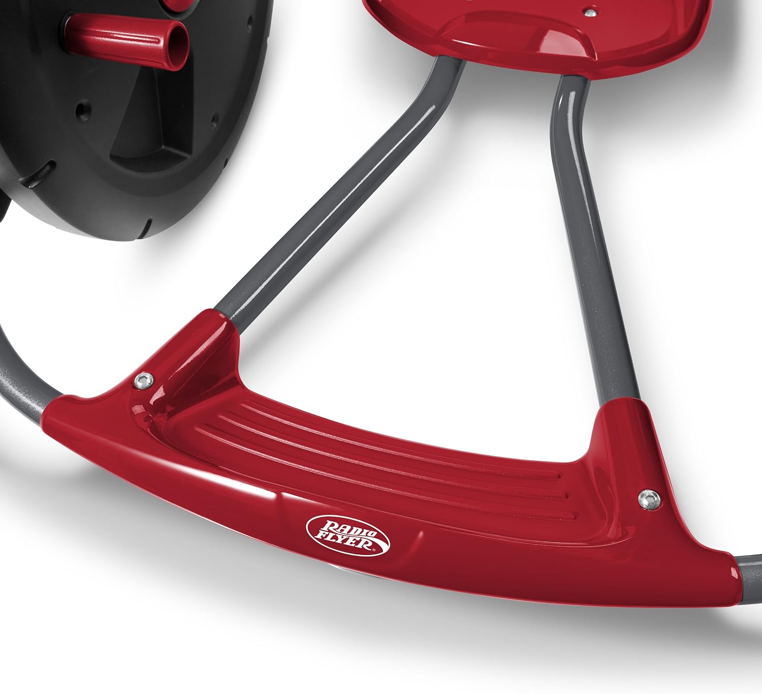 Radio Flyer Cyclone, For Ages 3-7, Arm-Powered Ride On, 16" Wheels, 360-degree Spins, Forward/Reverse Action, Ergonomic Seat & Frame, Comfort Hand Grips, Solid Steel, 69 lb Capacity, Kids Ride On Toys - Image 9