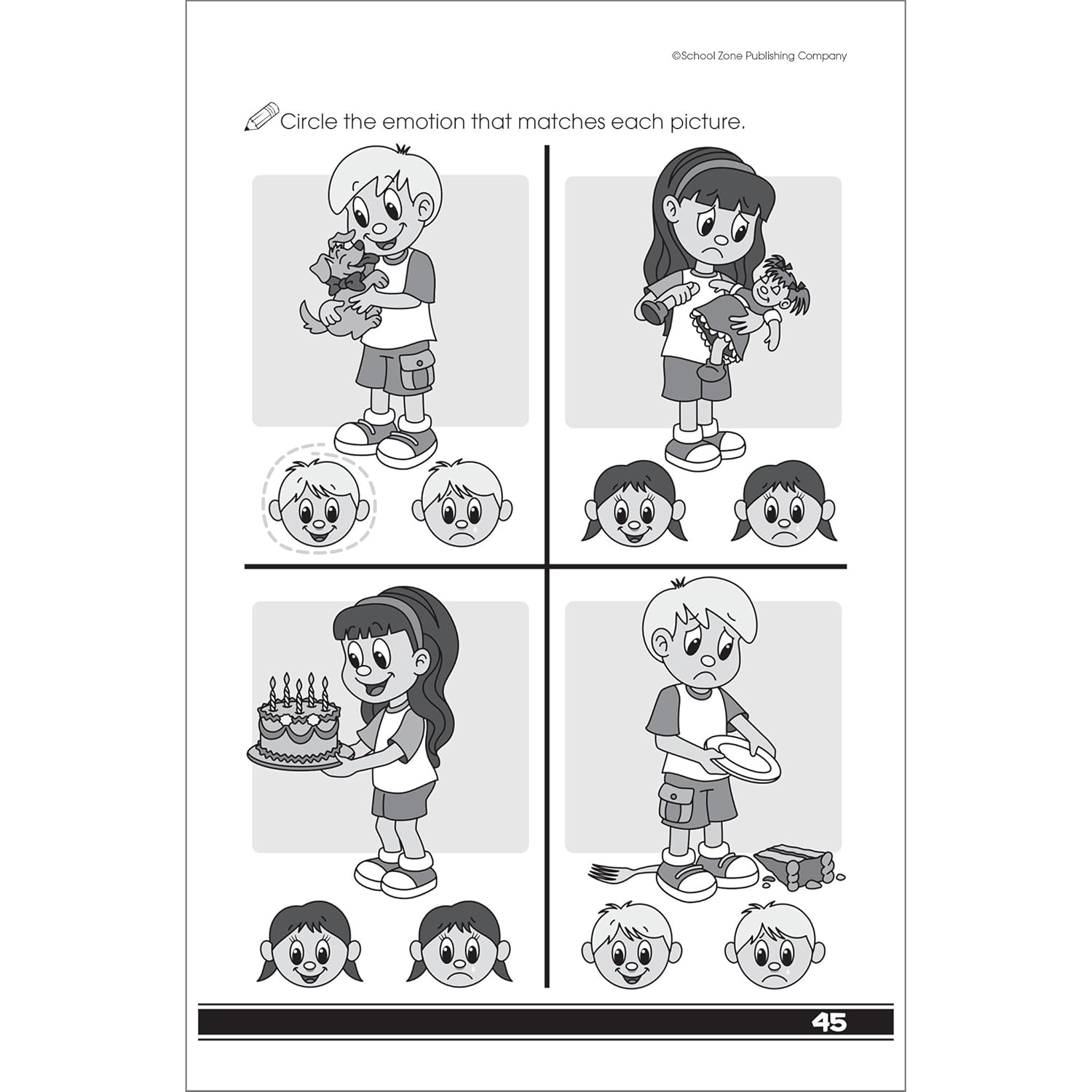 School Zone Get Ready for Preschool Workbook: 48 Pages, Pre-K, Learn ABCs, Numbers, Colors, Counting, Rhyming, Phonics, Patterns, Matching, Ages 3-6 (Little Get Ready! Book Series) - Image 6
