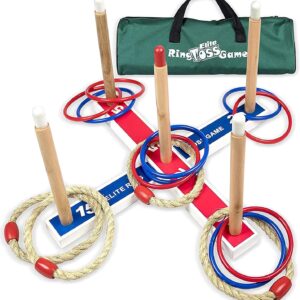 Elite Sportz Ring Toss Games for Kids – Outdoor Yard Game for Adults & Family – Backyard Toys, Outdoor Game, Backyard Games, Lawn Games for Kids Ages 4-8