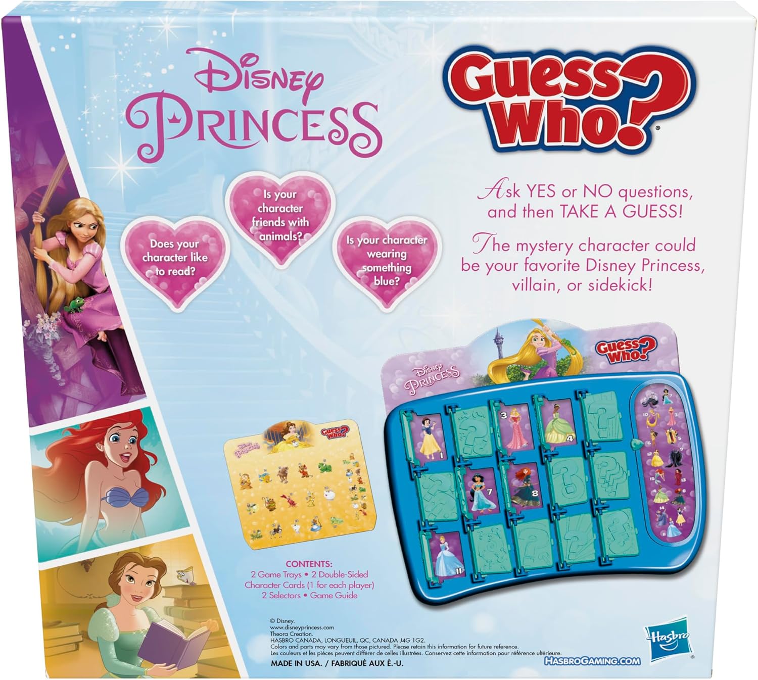 Hasbro Gaming Guess Who? Disney Princess Edition Kids Board Game, Fun Game for Families and Kids Ages 5 and Up, Easter Gifts for Boys and Girls, Preschool Games (Amazon Exclusive) - Image 3