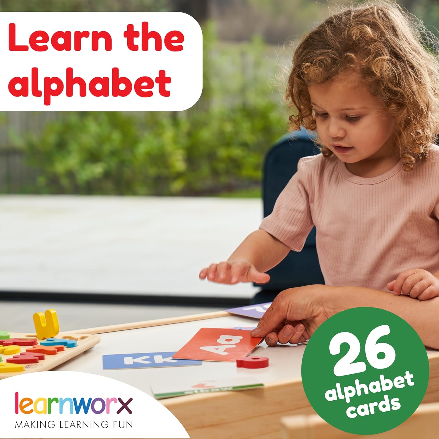 Toddler Learning Flash Cards | Kids Letter Number Alphabet Animal Color Words Flashcards | Large Cards Ideal for Preschool Kindergarden Pre K Educational | Flashcards 12 Months - 5 Years - Image 2