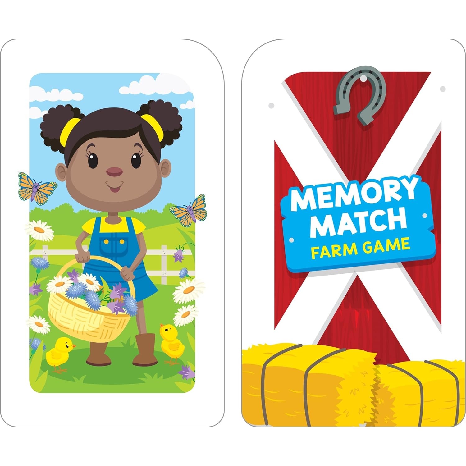 School Zone Memory Match Farm Card Game: 56 Game Cards, Preschool, Kindergarten, Animals, Early Reading, Counting, Matching, Vocabulary, Ages 3+ - Image 5