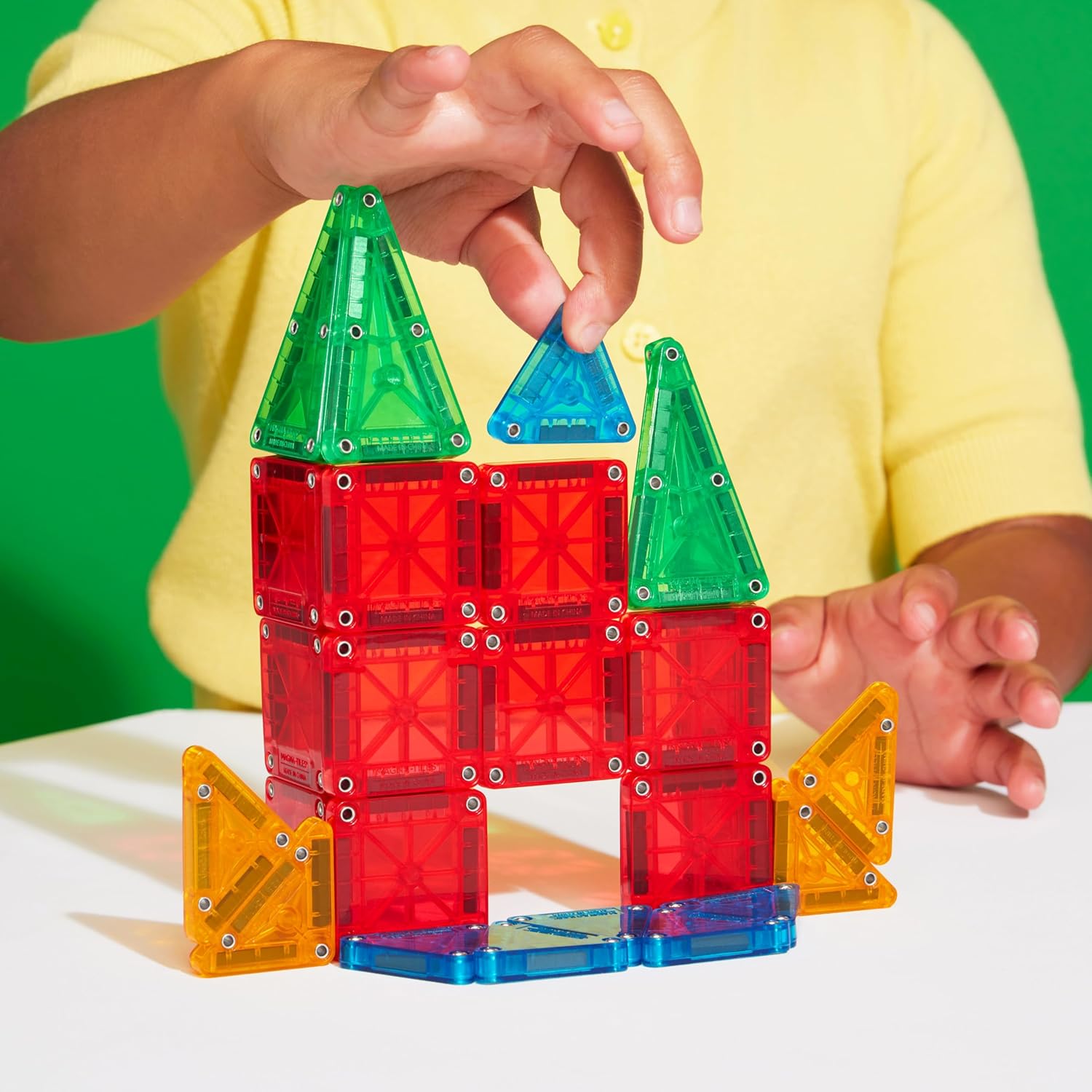 Magna-Tiles microMAGS 26-Piece Travel Magnetic Construction Set – Bold Colors, The Original Magnetic Building Brand - Image 5