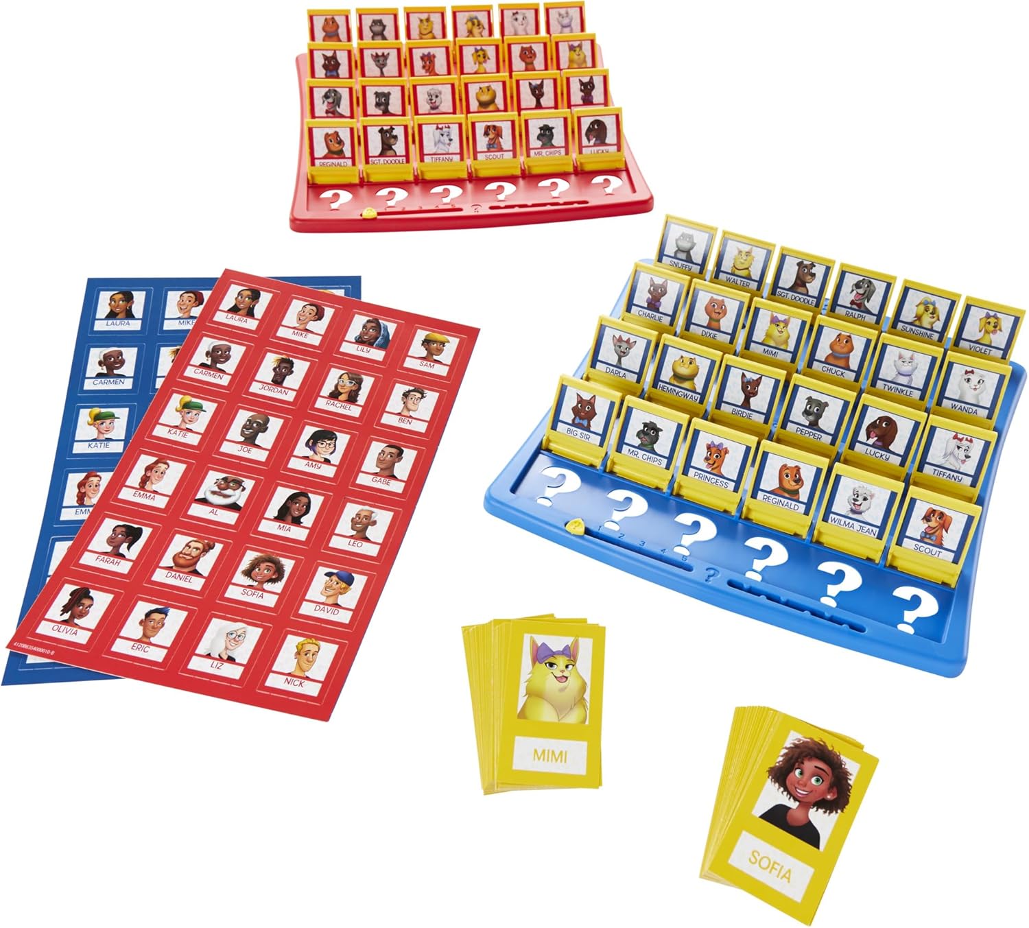 Hasbro Gaming Guess Who? Board Game, with People and Pets Cards, The Original Guessing Game for Kids, Ages 6 and Up, Easter Gifts for Boys and Girls (Amazon Exclusive) - Image 4
