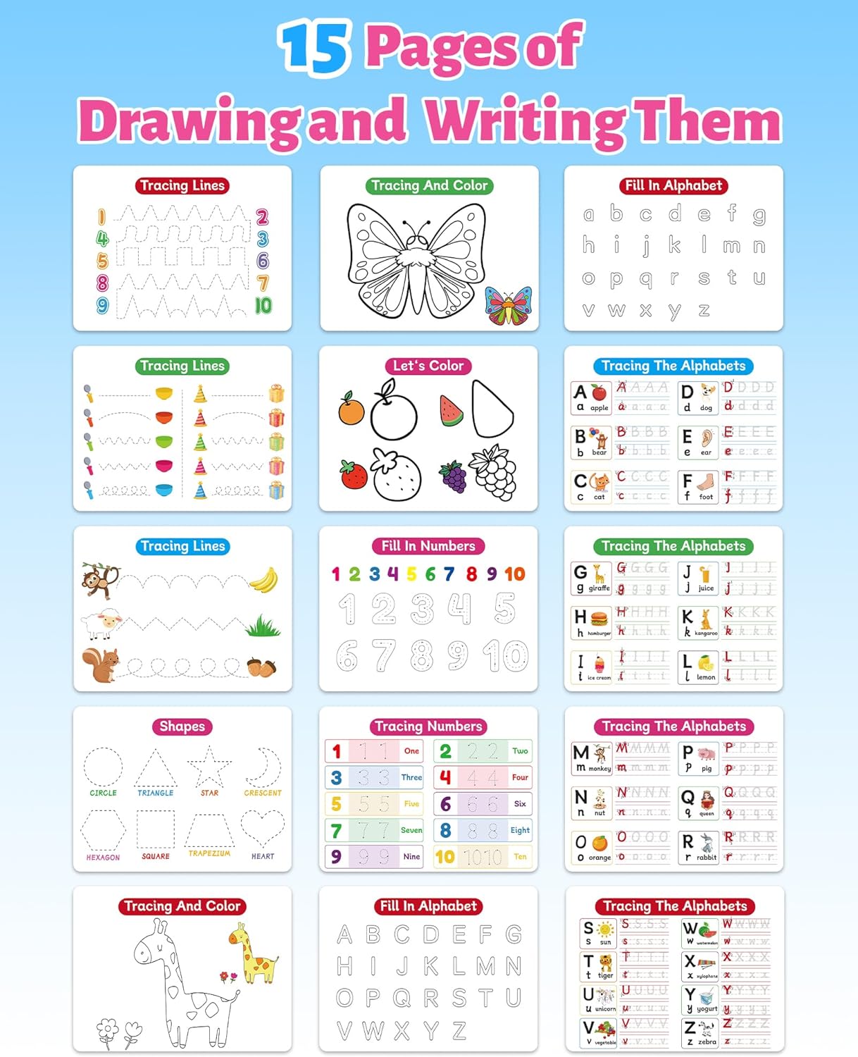 Benresive Busy Book for Toddlers 3-5, Montessori Preschool Learning Activities Book, Educational Sensory Travel Toys for Kids, Birthday Gifts for Boys Girls Ages 3+ - Image 5